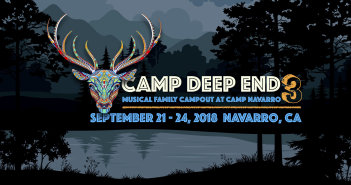 Camp Deep End festival marquee magazine
