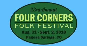 Four Corners Folk Festival marquee magazine