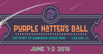 Purple Hatter's Ball festival marquee magazine