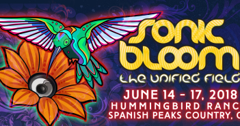 Sonic Bloom festival marquee magazine